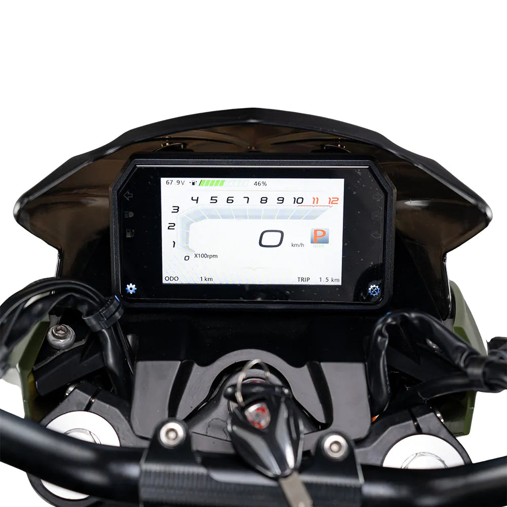 E-Motorrad ODIN 3.0 PRO max.12kW 120Ah-Li-Ion 125ccm e-scooter e-roller